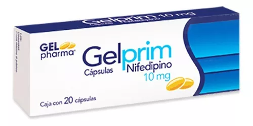 Nifedipino 10mg Cap C/20